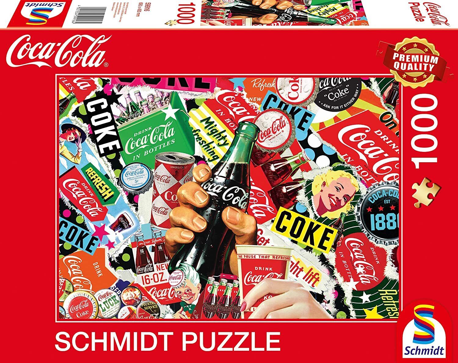 SCHMIDT, Puzzle da 1000 pezzi della Coca Cola, ,  SCM59916