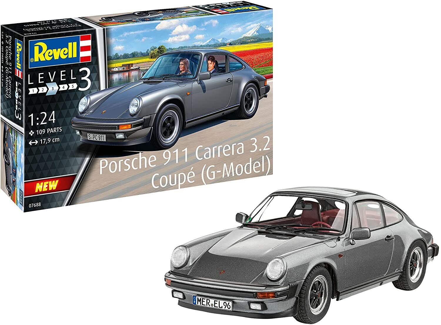 Porsche 911 G Model Coupe' 1:24 Plastic Model Kit REVELL