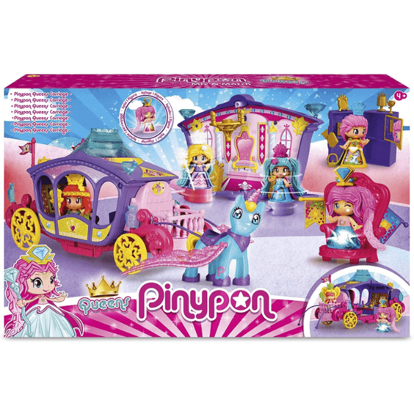 FAMOSO - CARROZZA REGINA SPILLA E PON CON UNICORNO 700015805 QUEENS CARROZZA ...