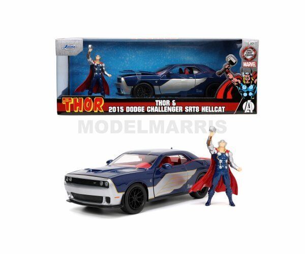 JADA 253225032-32186 DODGE - CHALLENGER SRT8 WITH THOR FIGURE 2015 - JADA - 2532