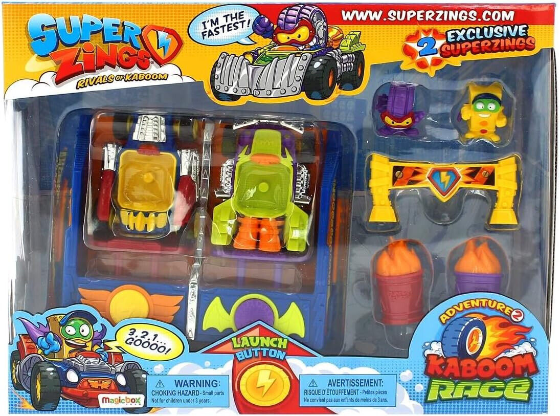 Superzings - Rivali di Kaboom Gare da Corsa Set Avventura 2, Speciale Serie 2