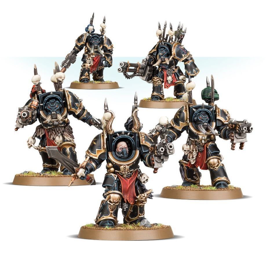 Warhammer 40k: CHAOS SPACE MARINES - CHAOS TERMINATOR SQUAD by Games Workshop