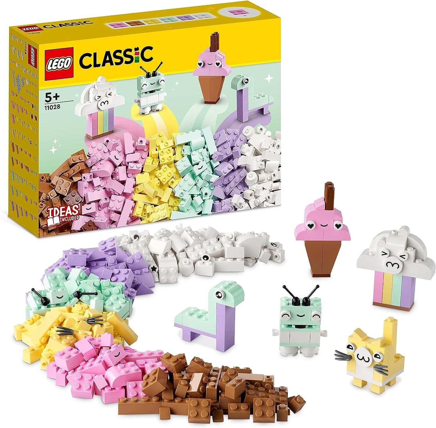 LEGO 11028 SET Divertimento creativo Pastelli -  Classic 5+ Pz 333