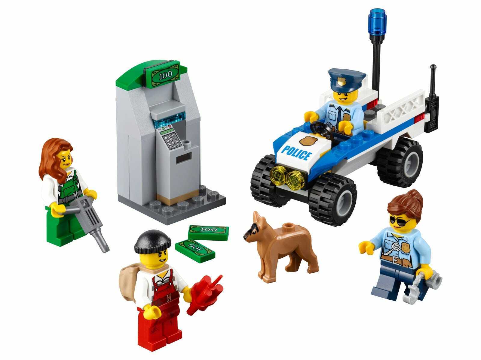 LEGO CITY FUORI PRODUZIONE - POLICE STARTER SET DELLA POLIZIA AGE 5-12 ART 60136