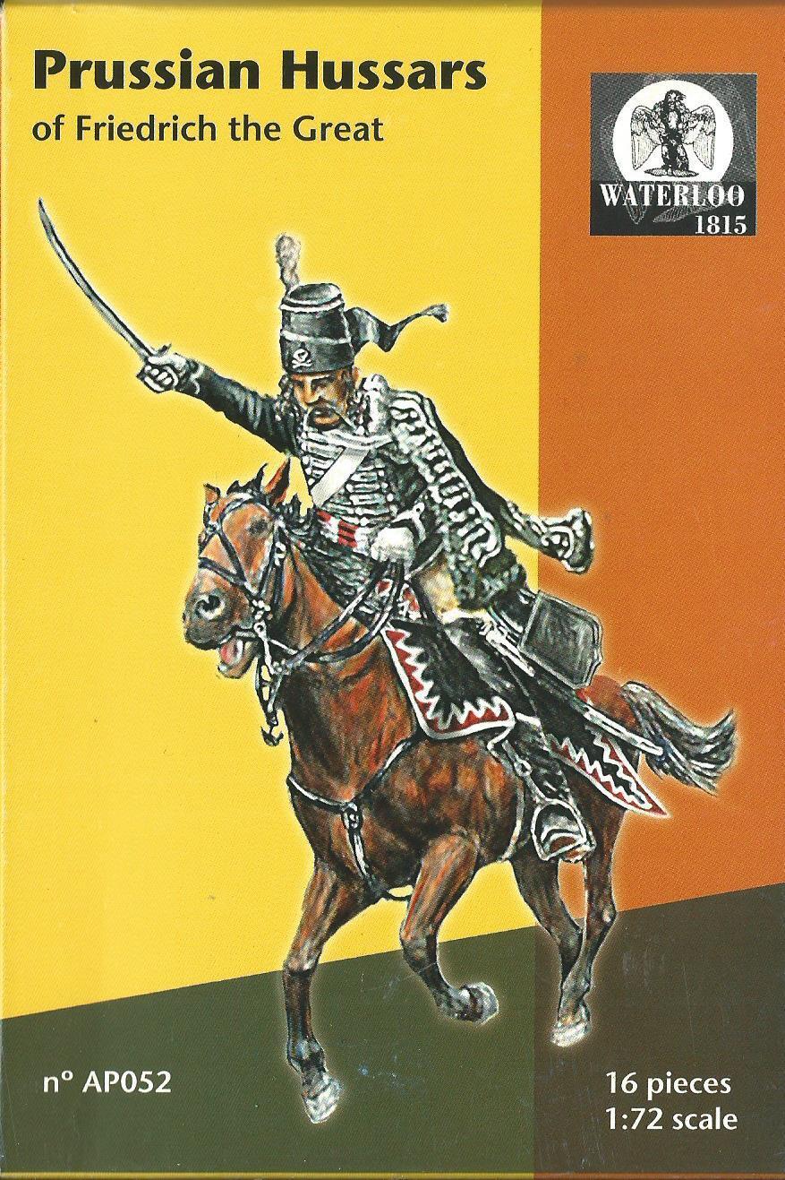 WATERLOO 1815 1:72 SOLDATINI PRUSSIAN HUSSARS OF FRIEDRICH THE GREAT ART AP052
