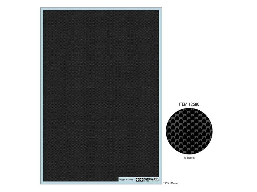 TAMIYA - Decal Effetto Carbonio Tessitura Plan Extra Fine