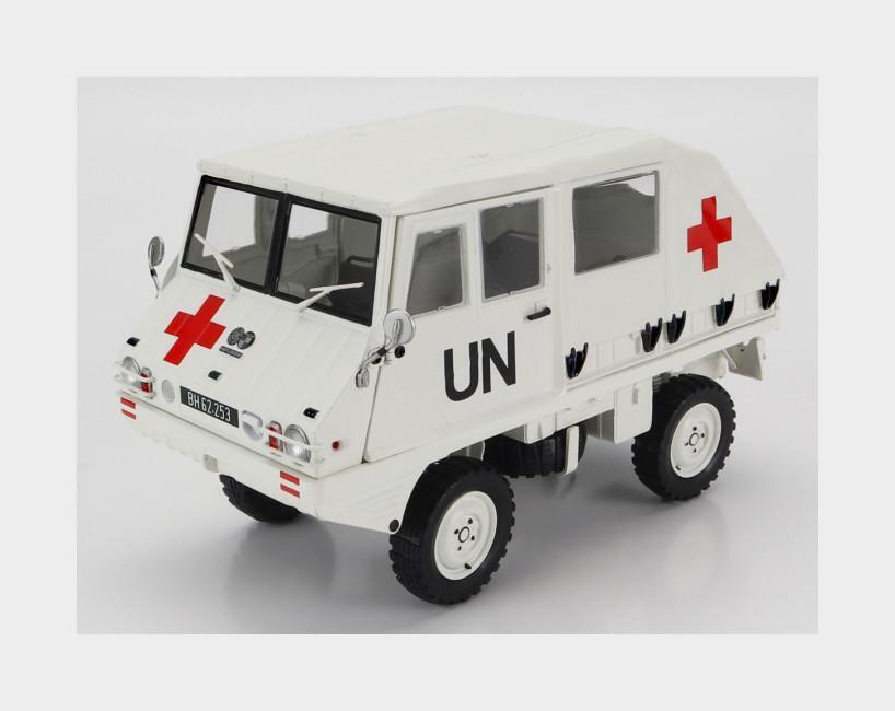 1:18 SCHUCO Steyr-Puch Haflinger Un Ambulance 1975 White 450043800
