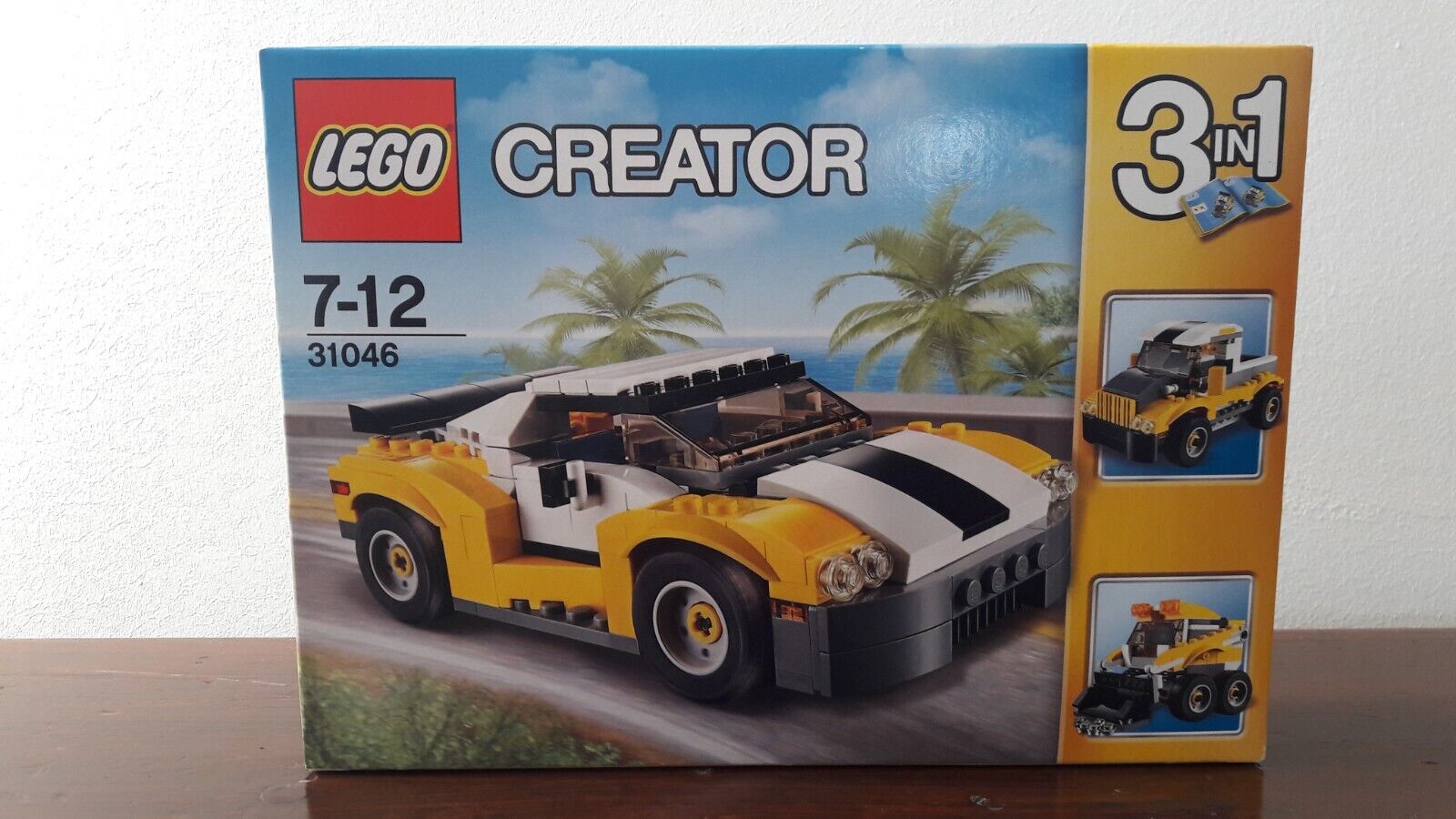 LEGO 31046 CREATOR 3 IN 1 MACCHINA VELOCE FAST CAR 3 IN 1 CAR TRUCK DIGGER NUOVO