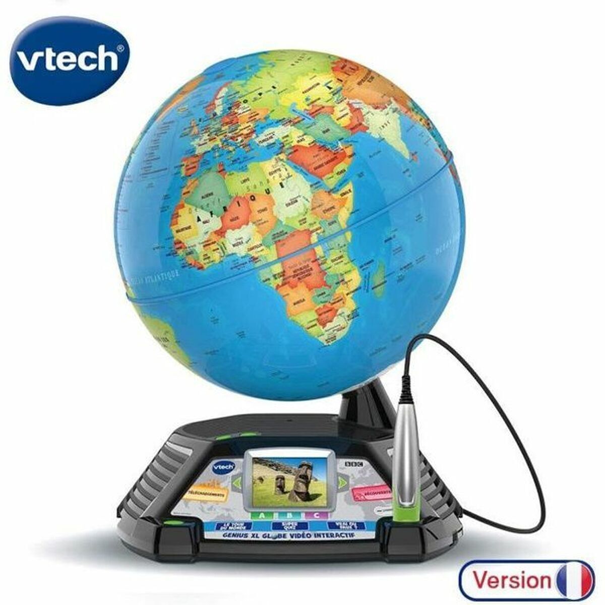 Globo Terrestre Interattivo Vtech Genius XL Edizione Francese