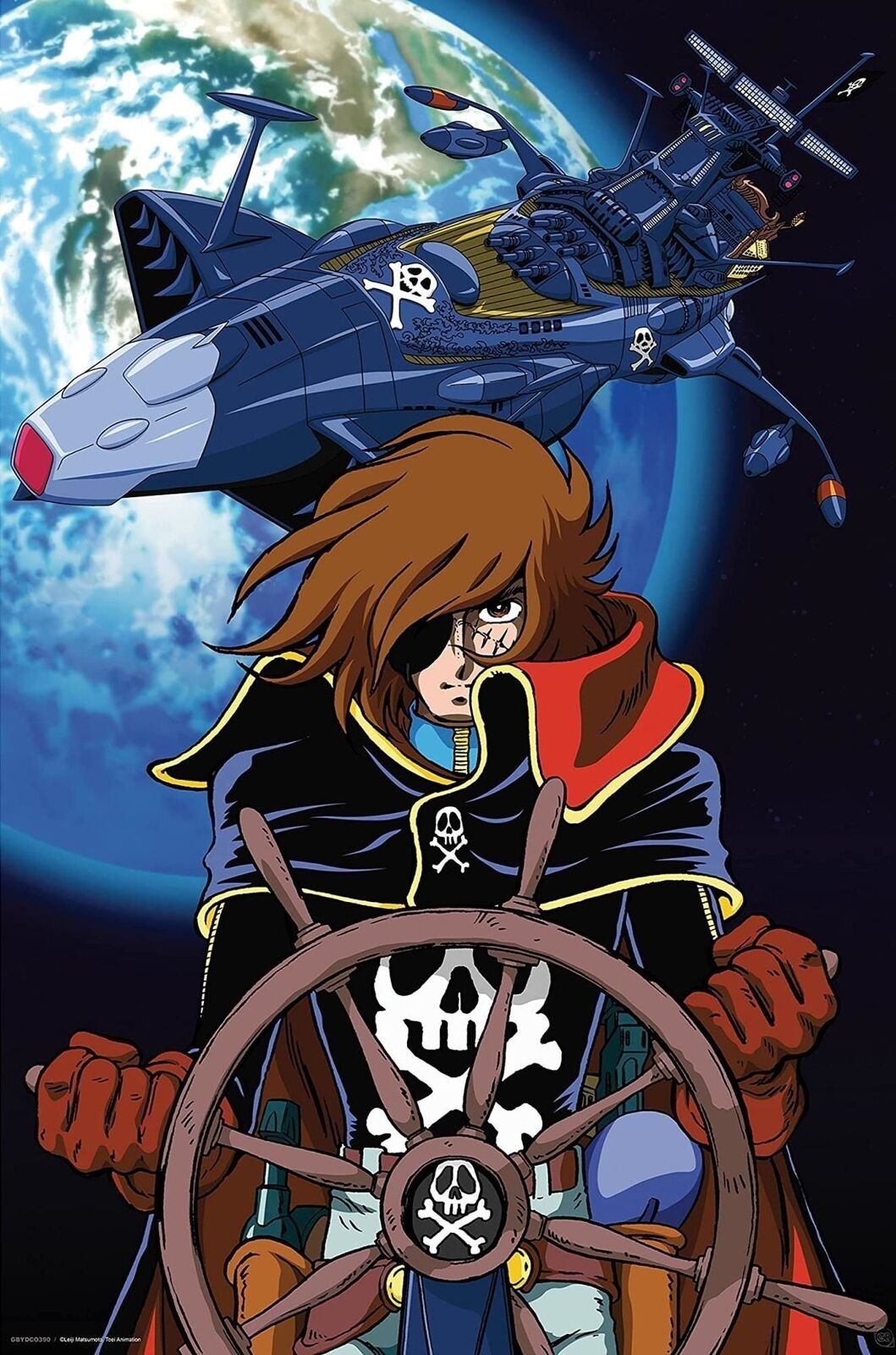 Merchandising Captain Harlock: Gb Eye - Captain Harlock (Poster 91.5X61)