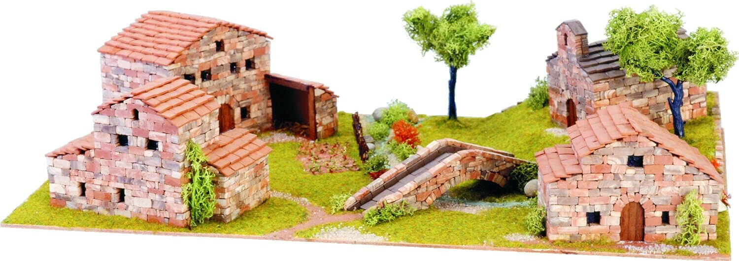 Domus Kits Ref. 40204 - DIHORAMA 1 - 1:87 - Kit di costruzione in terracotta
