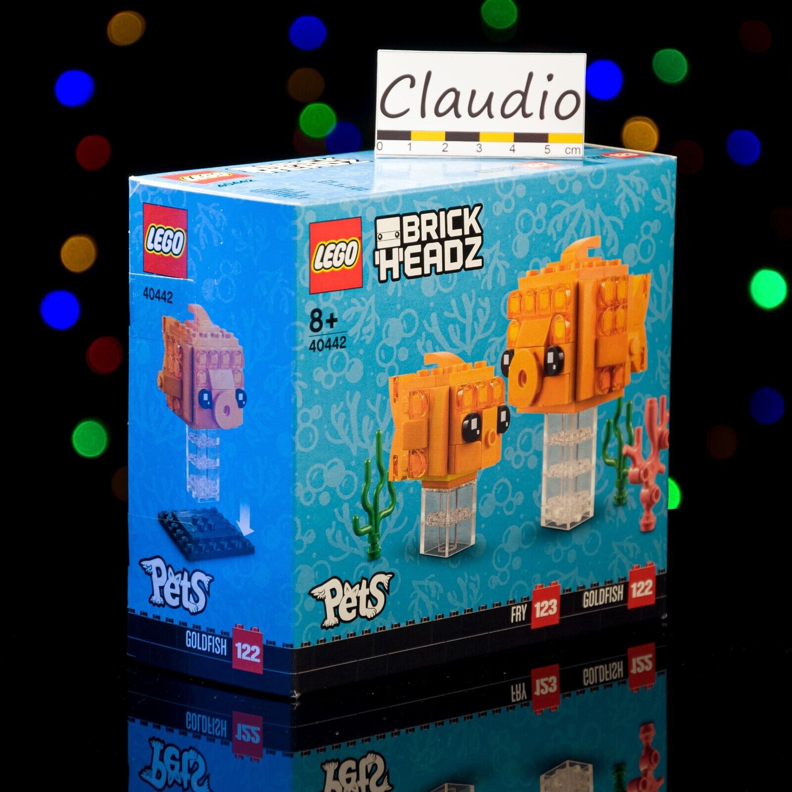 ⭐ LEGO 40442 Brickheadz Pesciolino rosso Pets goldfish MISB