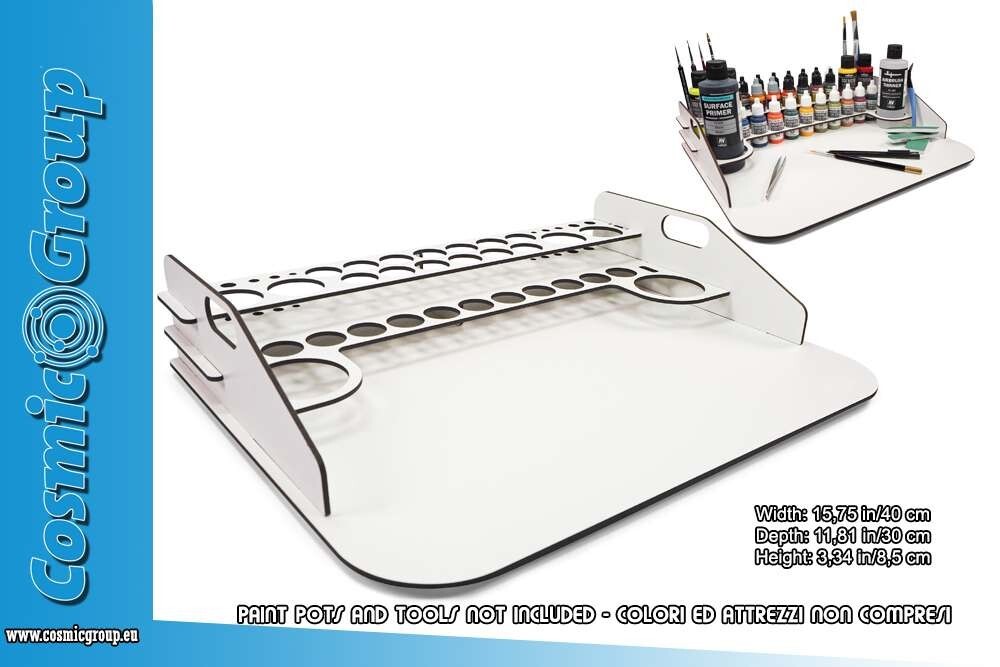 PAINT DISPLAY AND WORK STATION 40X30