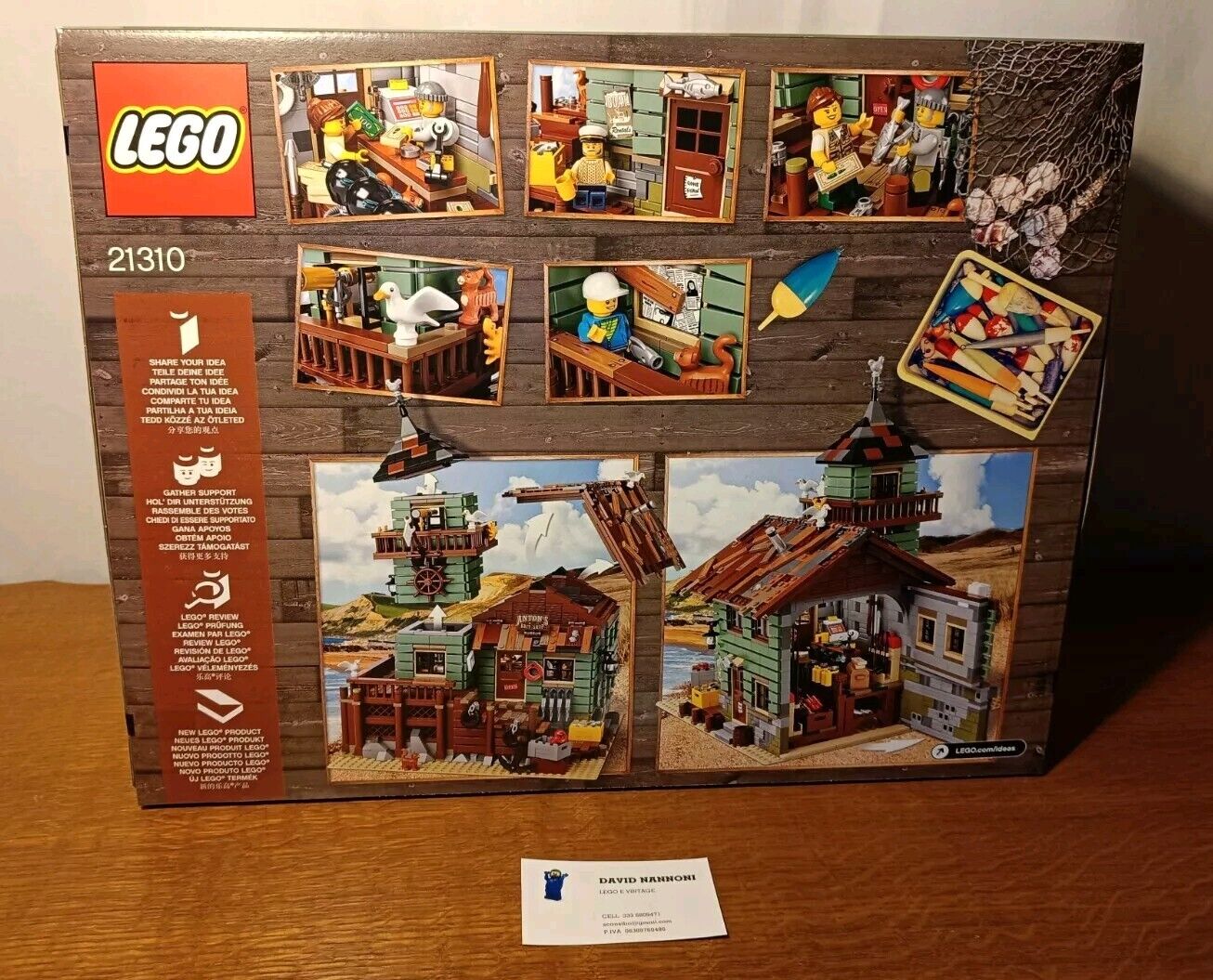LEGO IDEAS 21310 Old Fishing Store NEGOZIO PESCATORI MISB RARE BUILDING