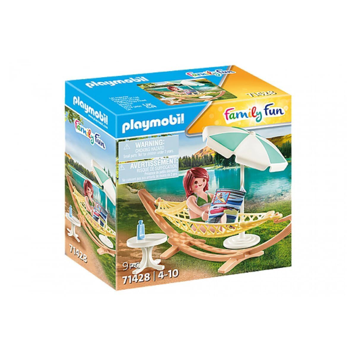 Playmobil 71428 Family Fun Beach Lounger, outdoor toy and imaginative role play,