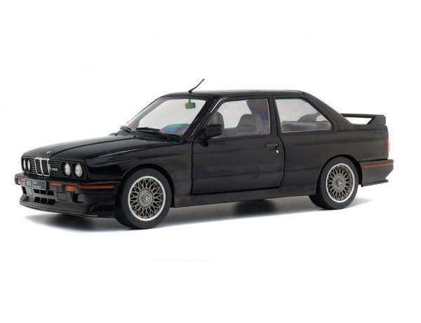 SOLIDO 1:18 AUTO DIE CAST BMW E30 SPORT EVO 1990 NERO  ART S1801501