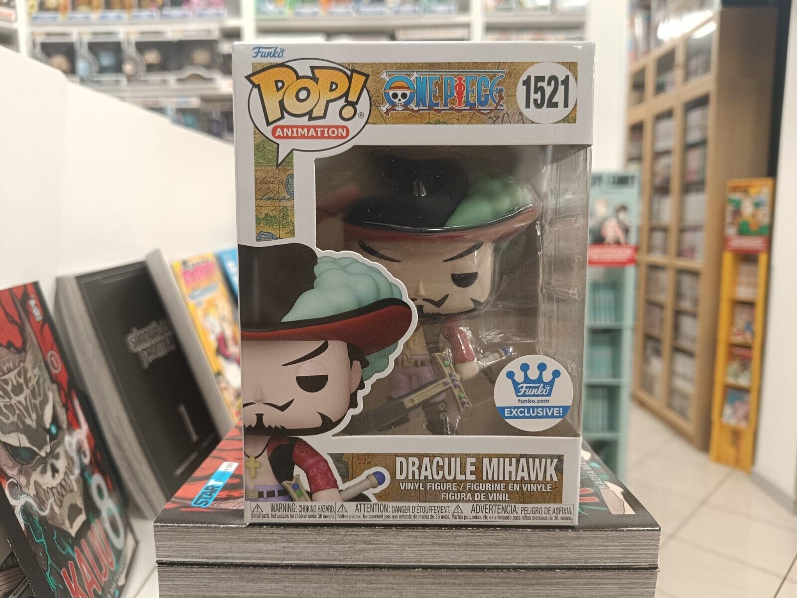FUNKO POP! DRACULE MIHAWK 1521 - FUNKO EXCLUSIVE - ONE PIECE - ORIGINAL VINYL