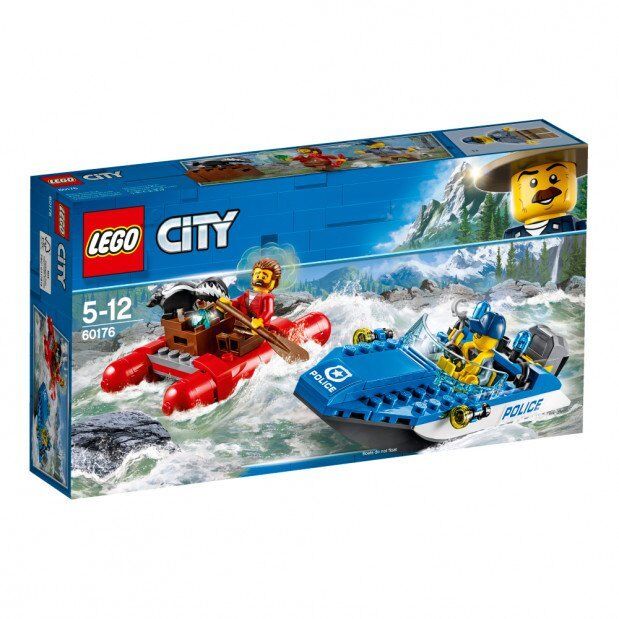 LEGO CITY POLICE FUGA SUL FIUME  5-12 ANNI    ART  60176