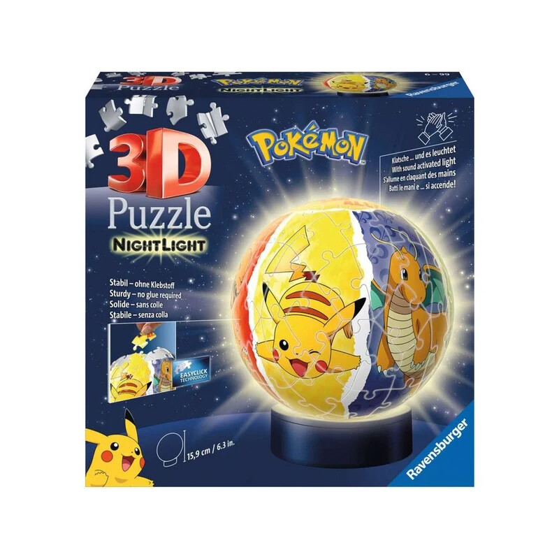 PUZZLE 3D NIGHTLAMP POKEMON POKEMON - X38586 GIODICART