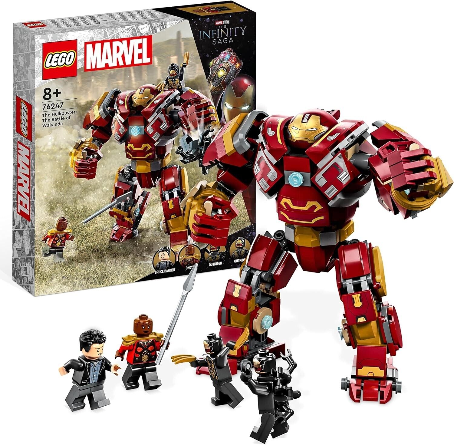 hulkbuster battle wakanda lego marvel 76247 avengers battaglia bataille bricks
