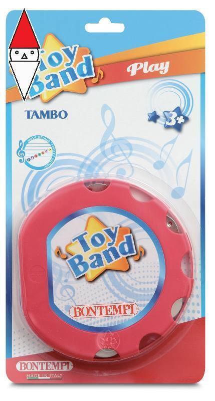 GIOCO MUSICALE BONTEMPI TAMBURELLO CON CIMBALI
