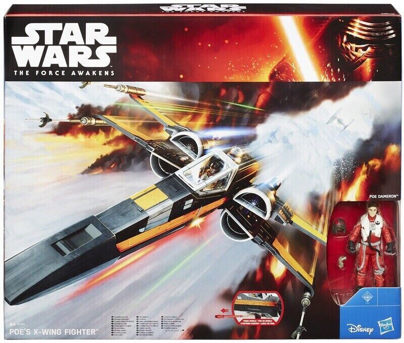 Star Wars VII The Force Awakens Poe Dameron's X-Wing Fighter Class 1 Vehicle
