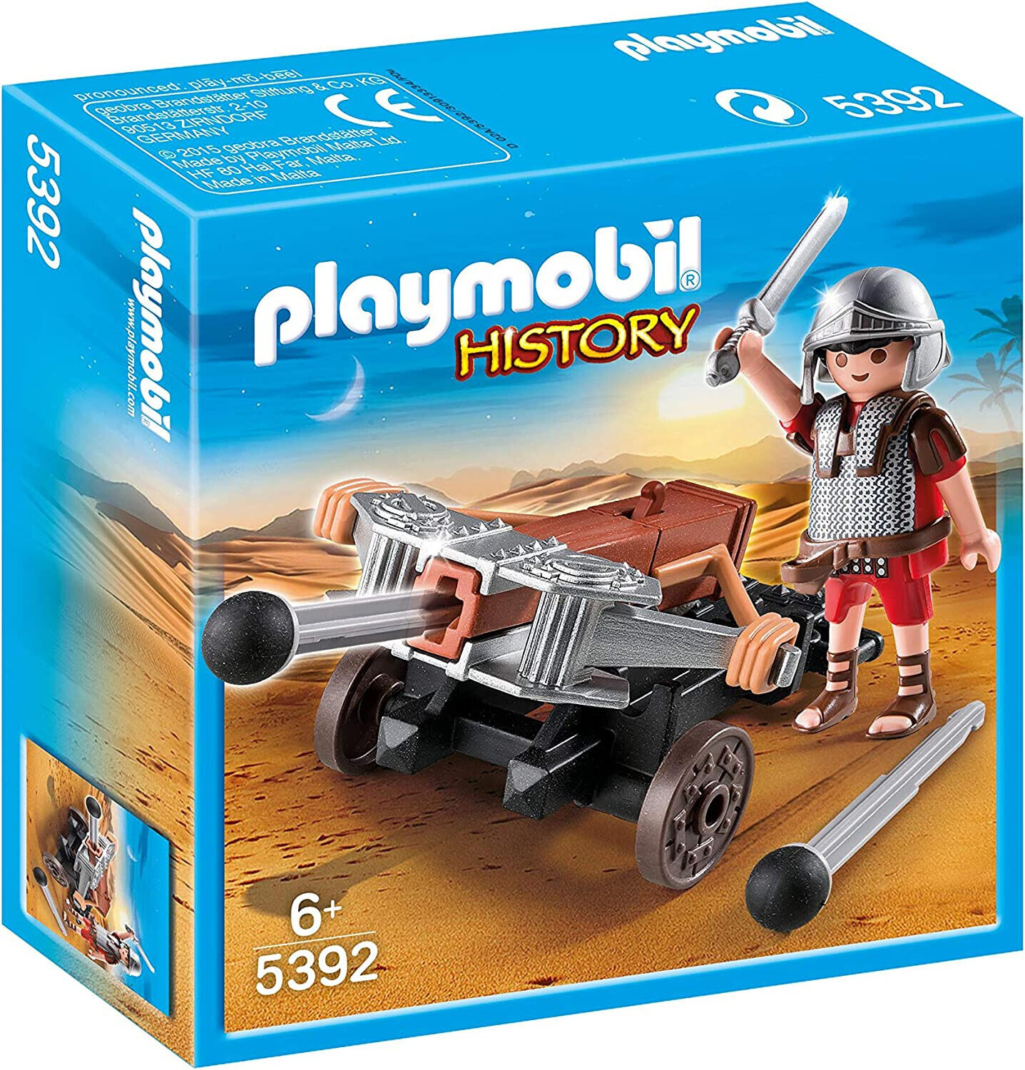 Originale PLAYMOBIL History 5392 - Legionario Con Catapulta