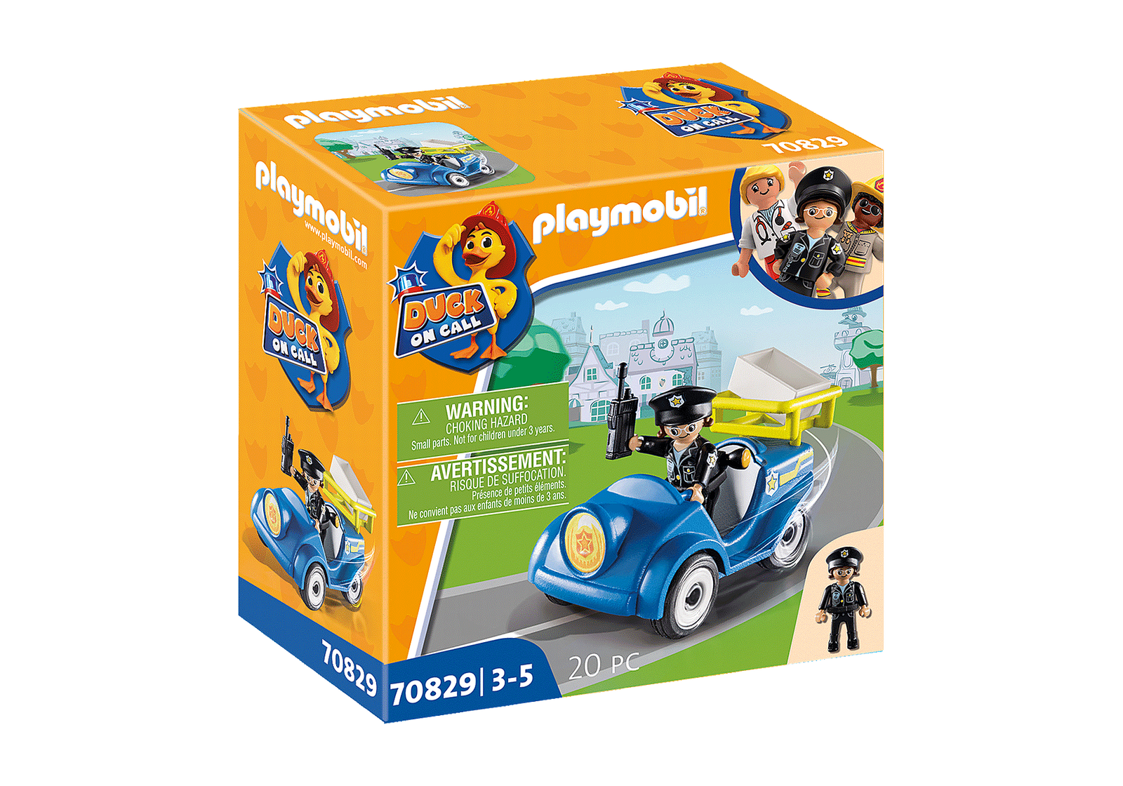 PLAYMOBIL 70829 MINI CAR DELLA POLIZIA DUCK ON CALL