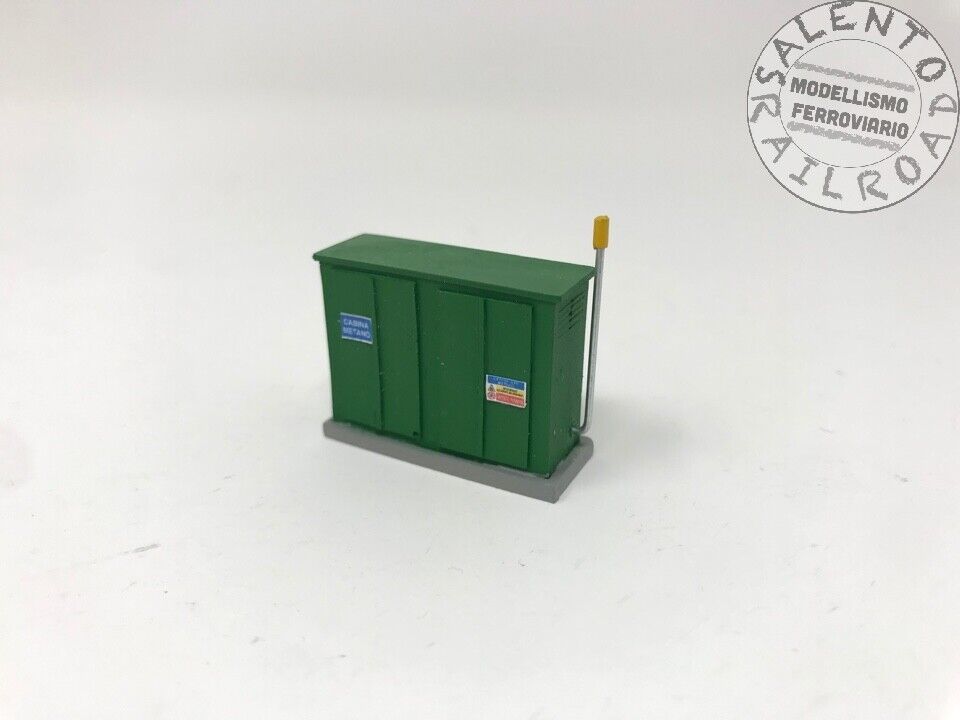 SR009 centralina gas metano colore verde - scala 1/87