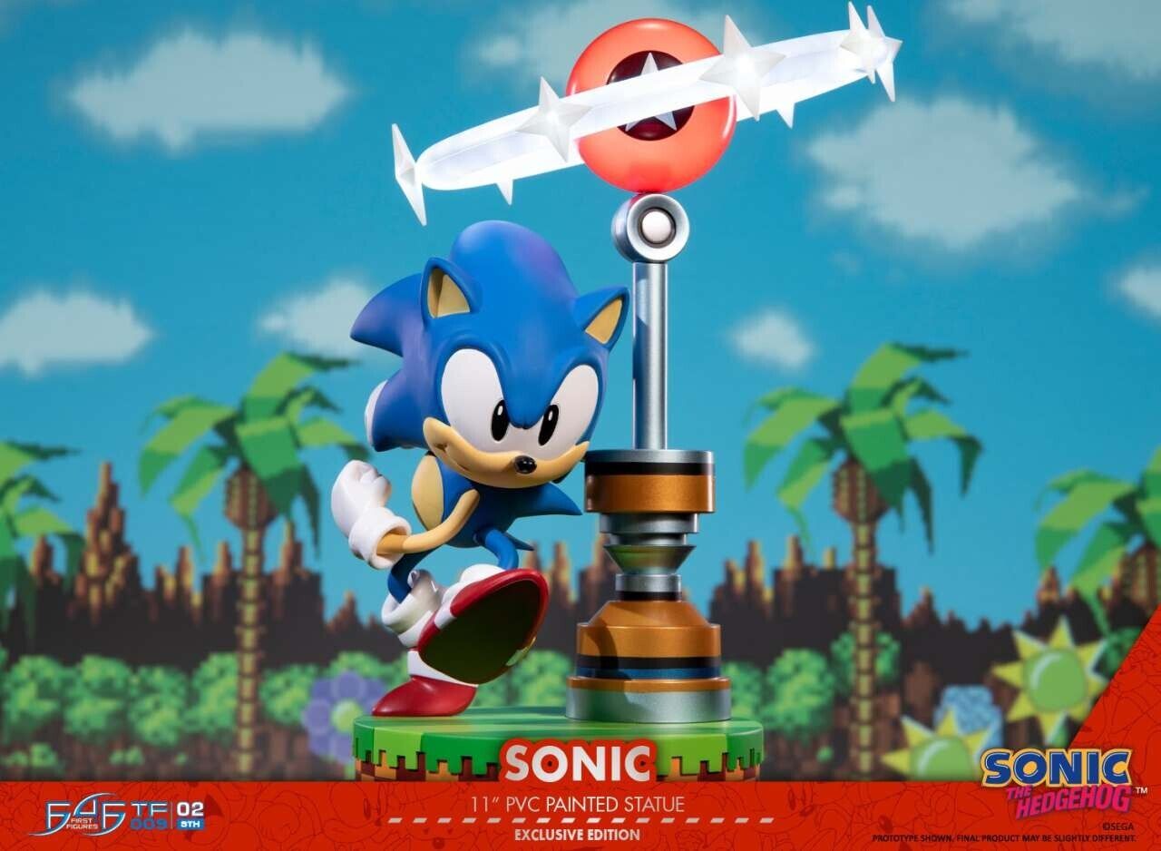 SONIC THE HEDGEHOG COLLECTOR PVC STATUE 27 Cm by FIRST4FIGURES.
