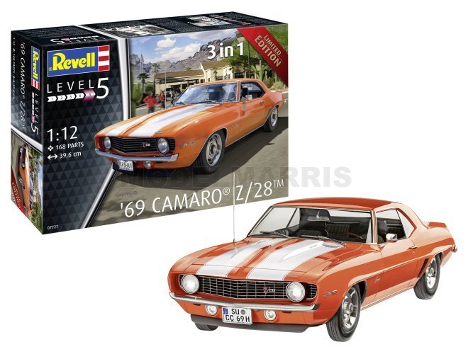REVELL 07727 1/12 1969 Camaro Z-28