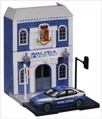 BURAGO BU31502-60032-POL ACCESSORIES - DIORAMA - SET BUILD YOUR CITY POLICE STAT