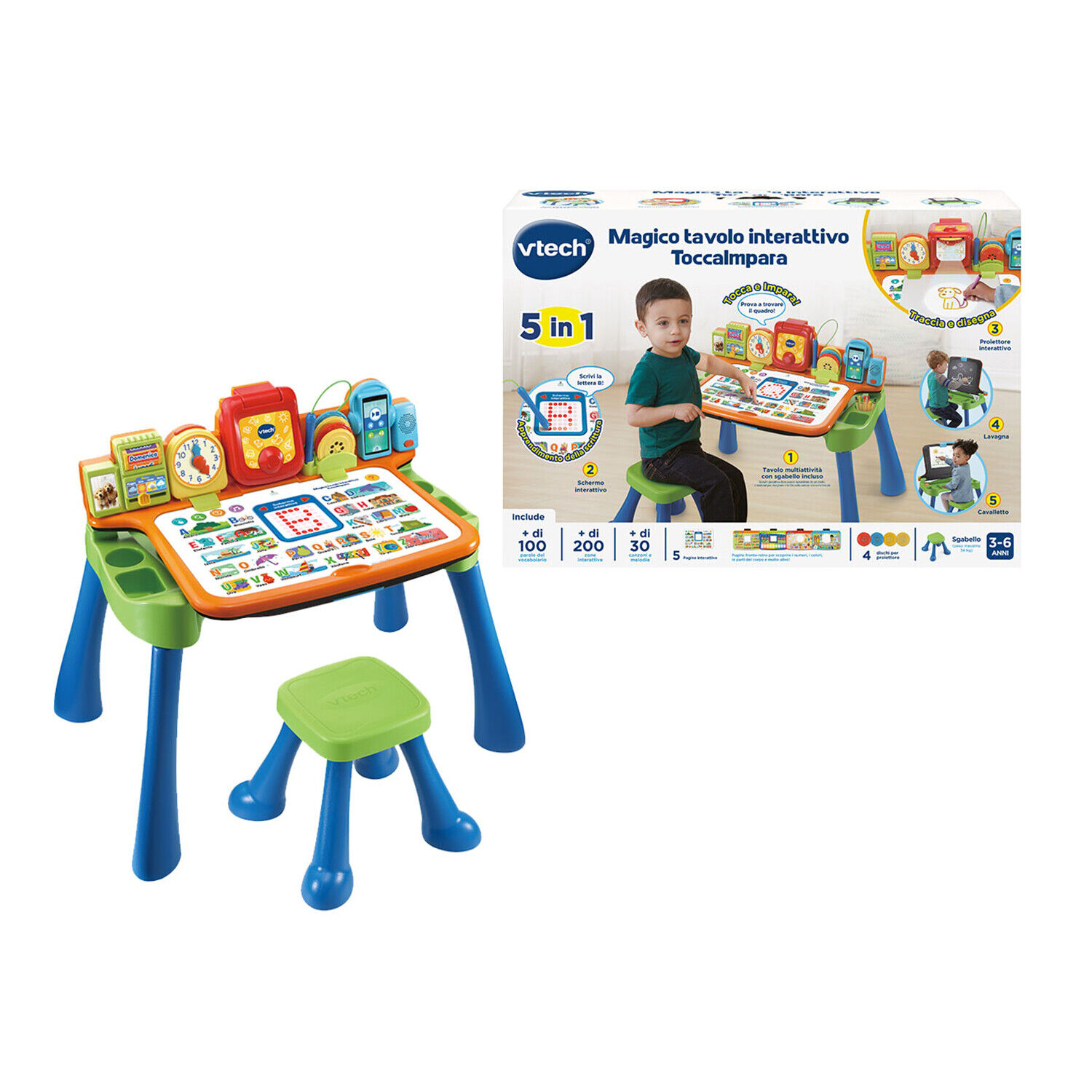 VTech Magico Tavolo Interattivo ToccaImpara VTECH VTECH BABY - X50949 GIODICART