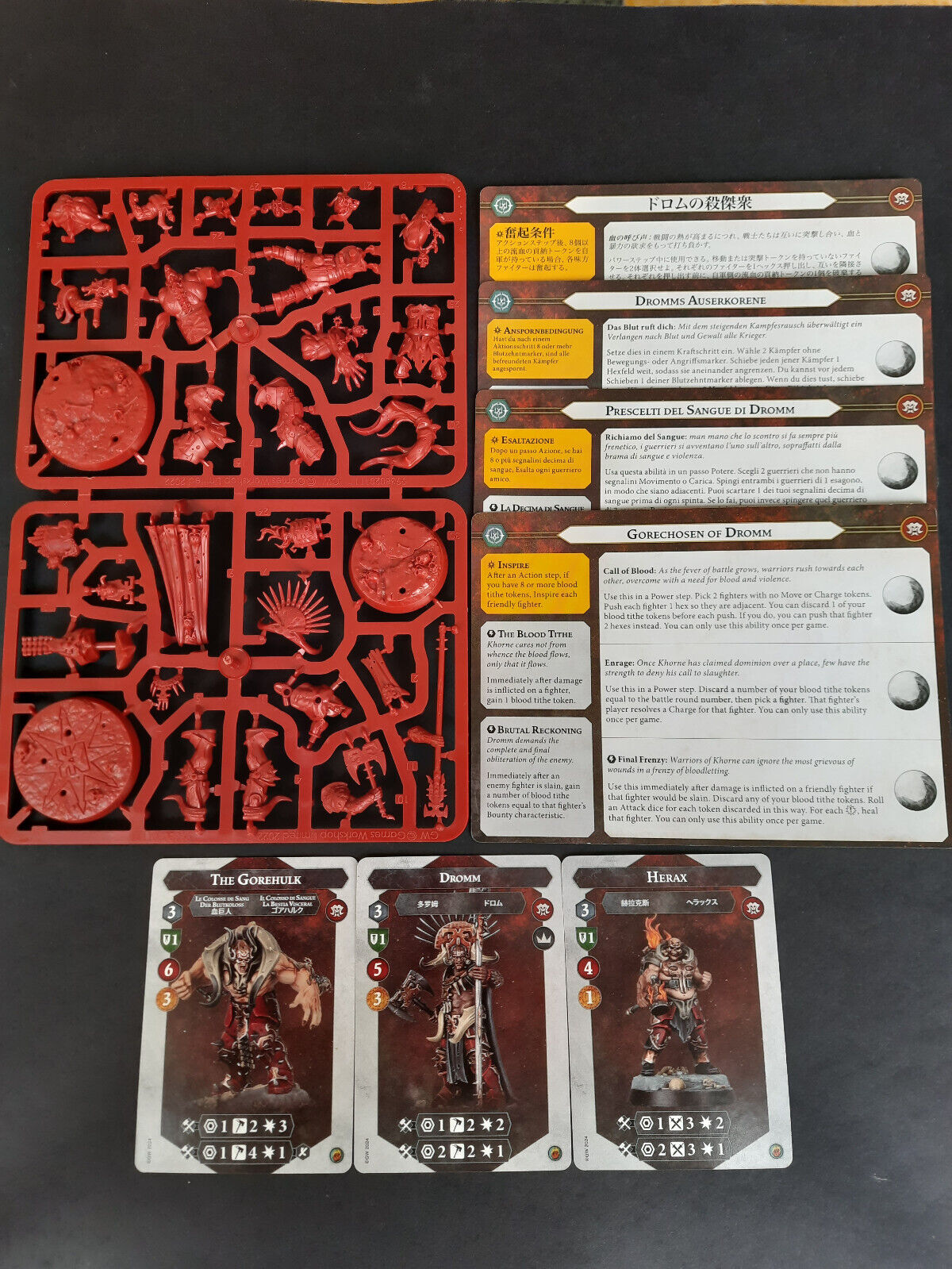 Gorechosen of Dromm - Miniatures and Cards - Warhammer Underworlds