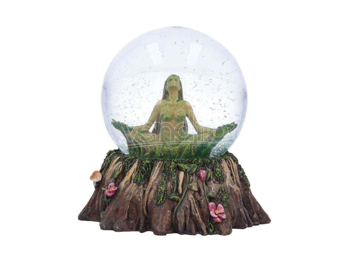 MOTHER EARTH BALANCE NATURE SNOW GLOBE SNOWGLOBE NEMESIS NOW