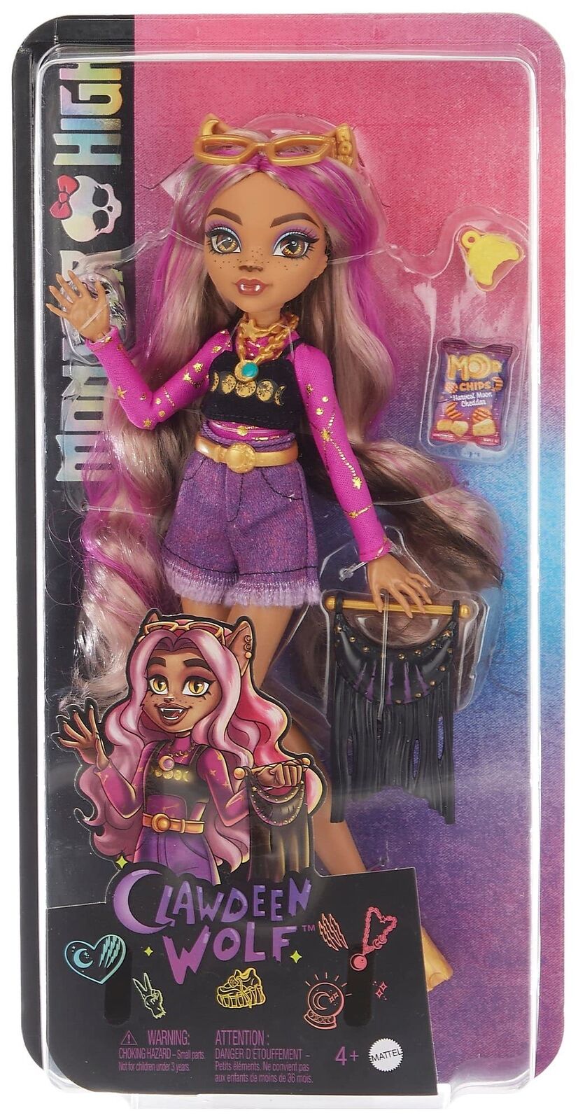 Monster High 2022 Day Out MTHKY72 25cm Articulated Doll Clawdeen Wolf