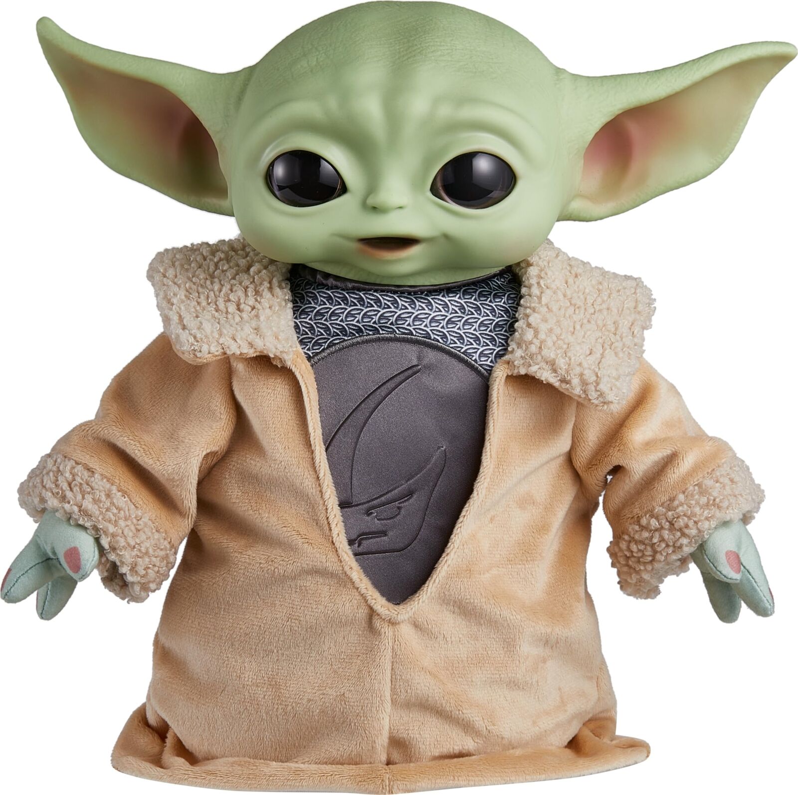 Mattel Star Wars - DIN Grogu, peluce da 28 cm con Testa Rigida e Corpo Morbido,