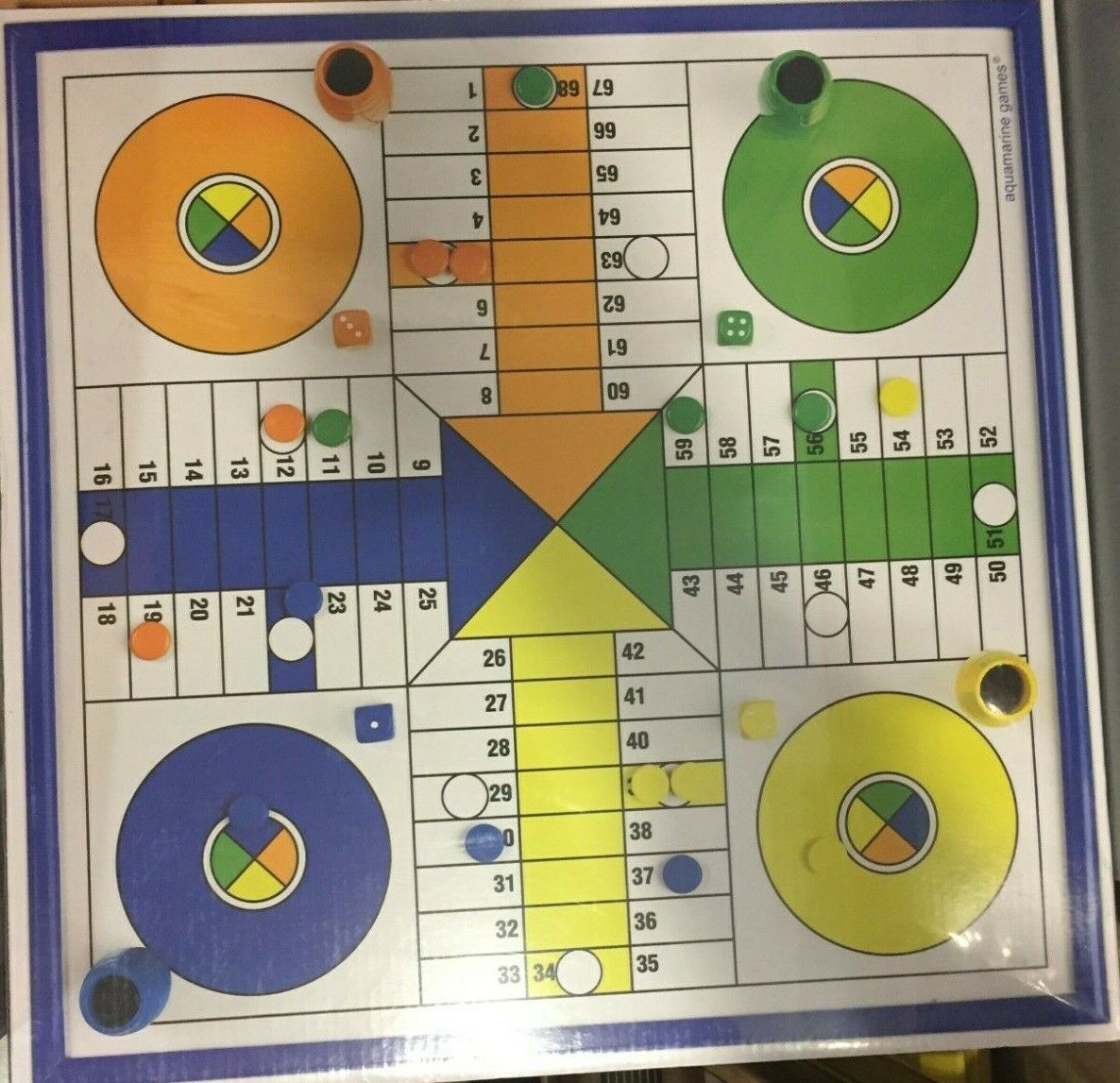 Aqua Marine Games Ludo Gioco Da Tavolo Di 4 A 6 Ugadores
