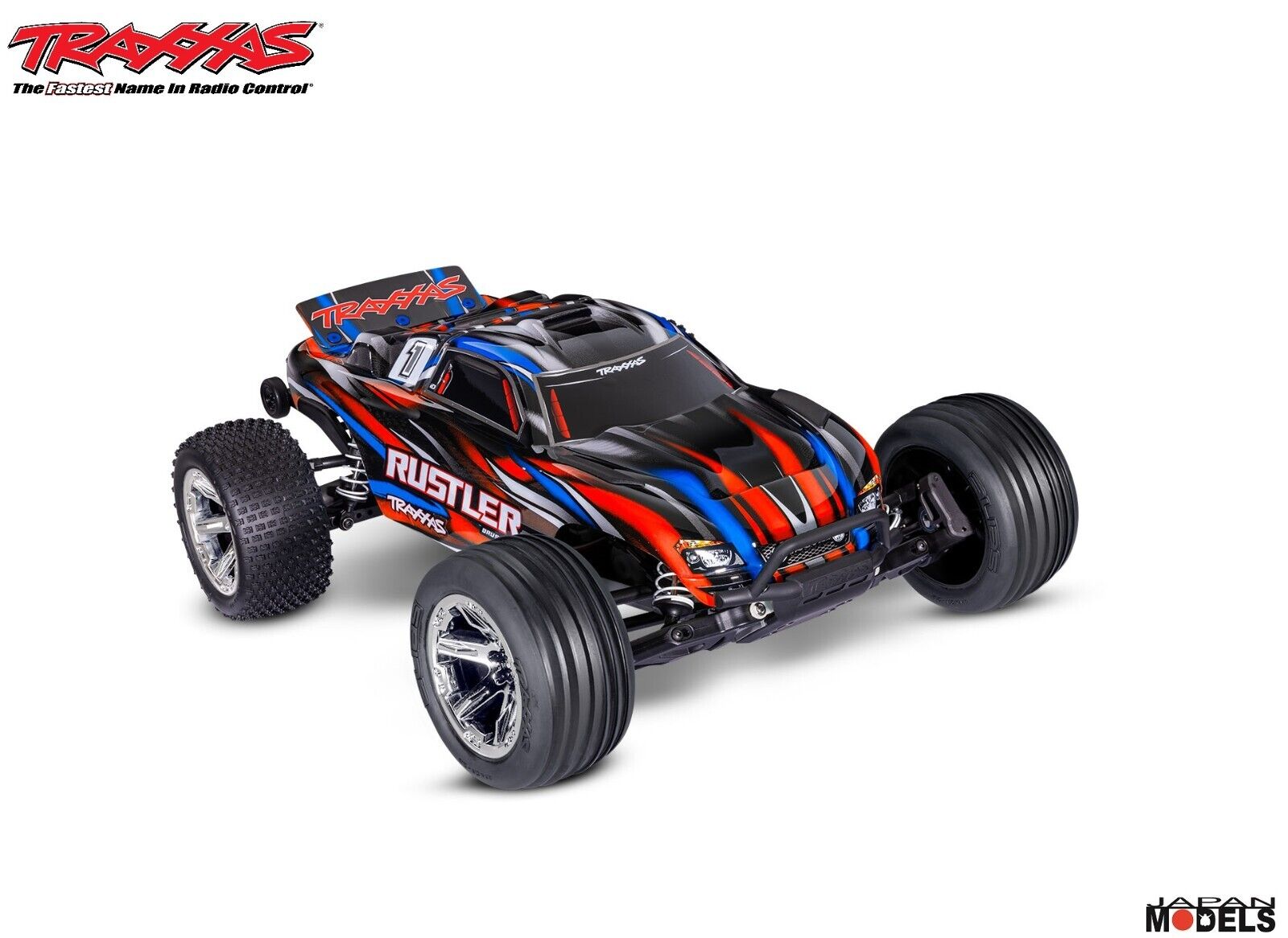RUSTLER 2WD BL-S2 Truggy Stadium Truck Brushless TQ 2.4GHZ RC Traxxas 37354-4