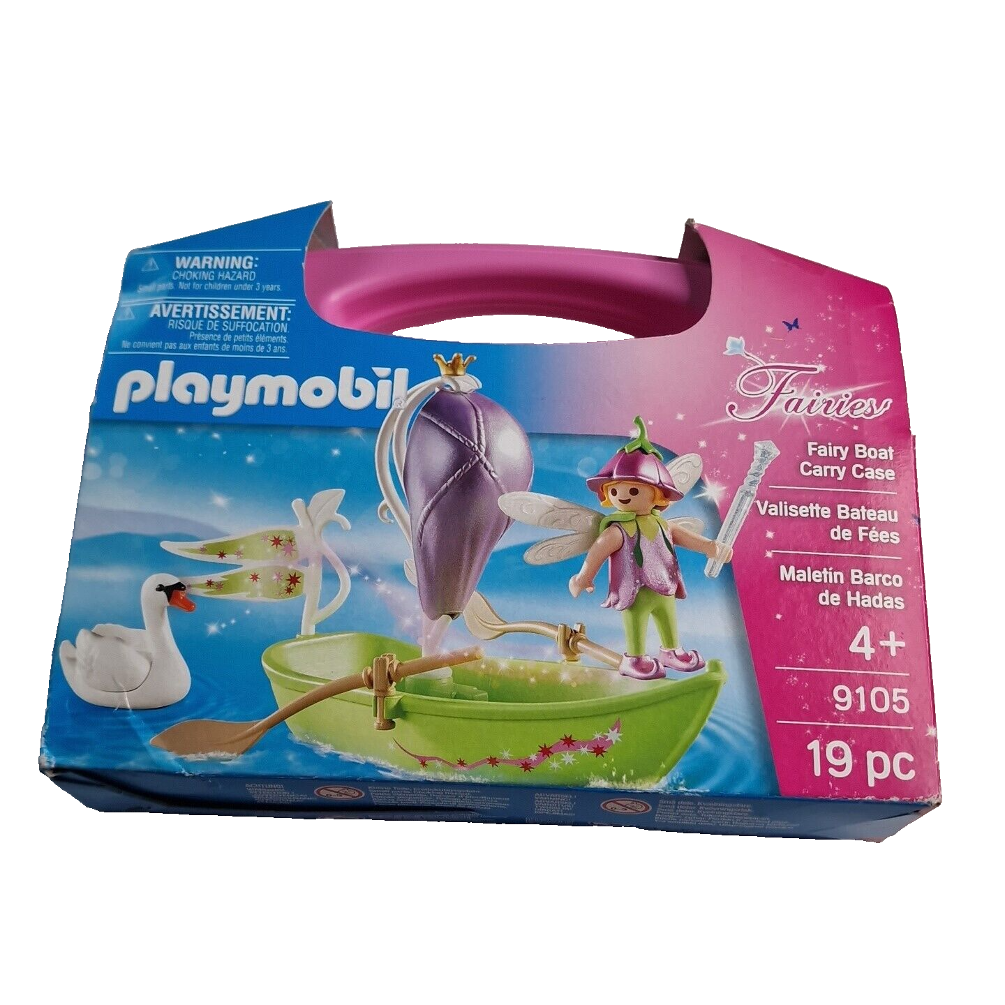 Playmobil Fairies Fairy Boat Carry Case 9105 set da 19 pezzi - nuovo in custodia