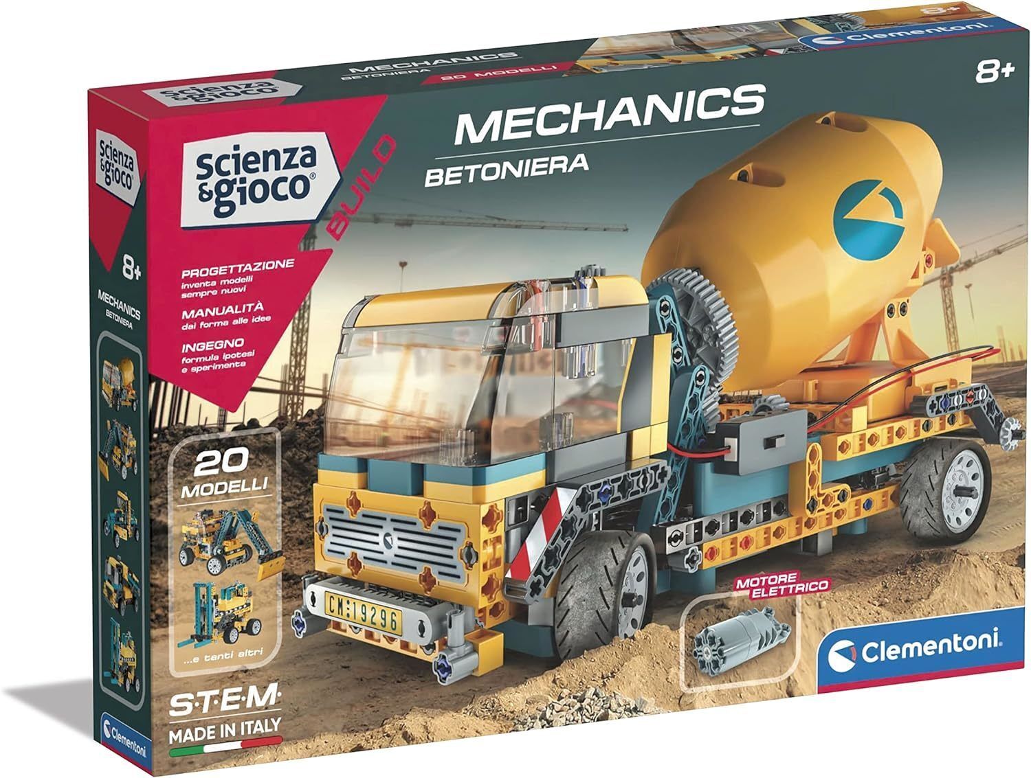 Clementoni Scienza e gioco Betoniera - 19296 - 8+