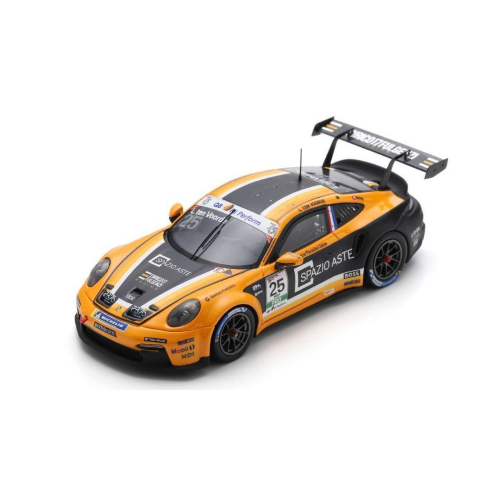 PORSCHE 911 GT3 CUP N.25 CARRERA ITALIA CHAMPION 2023 L.T.VOORDE 1:43 Modellino