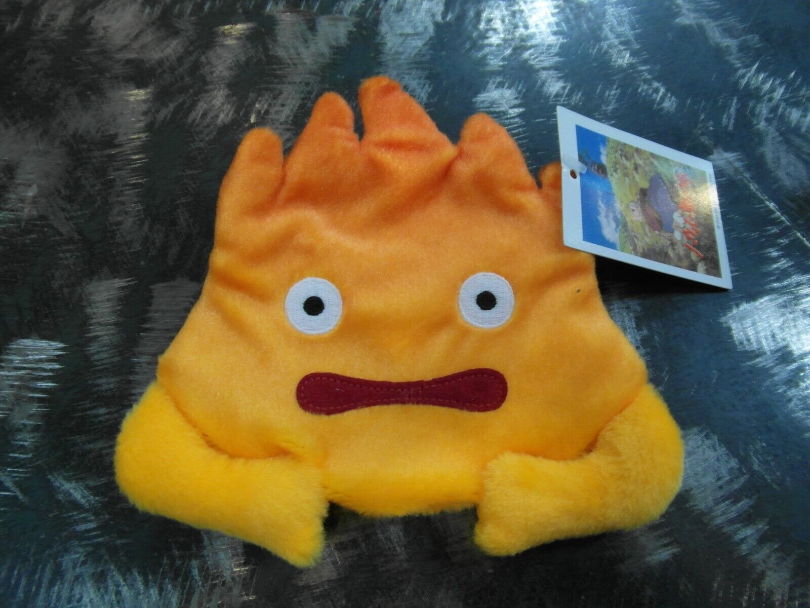 Studio Ghibli, HOWL'S MOVING CASTLE, CALCIFER PORTAMONETE 15CM, SUN ARROW, NUOVO