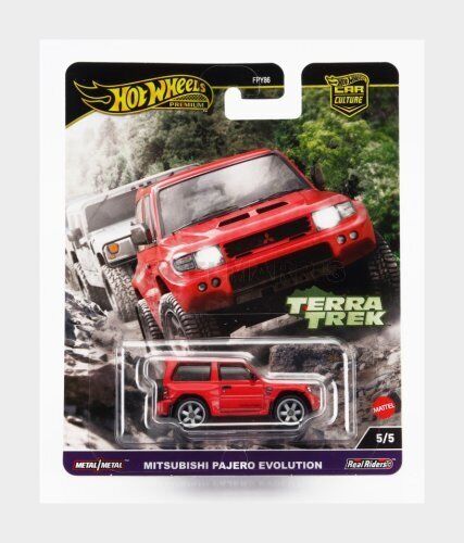 MATTEL HOT WHEELS FPY86-976C-HRV89 MITSUBISHI - PAJERO EVOLUTION 2004 - RED - 1/