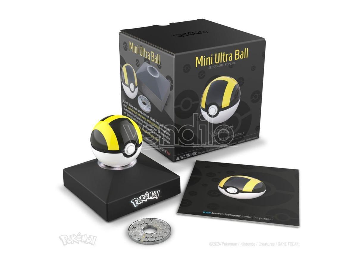 Pokémon Diecast Replica Pokeball Mini Ultraball Wand Company