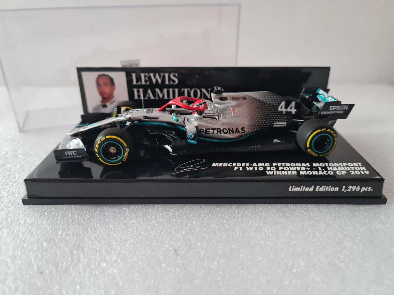 MERCEDES AMG PETRONAS MOTORSPORT F1 W10 EQ POWER HAMILTON WINNER MONACO GP 2019