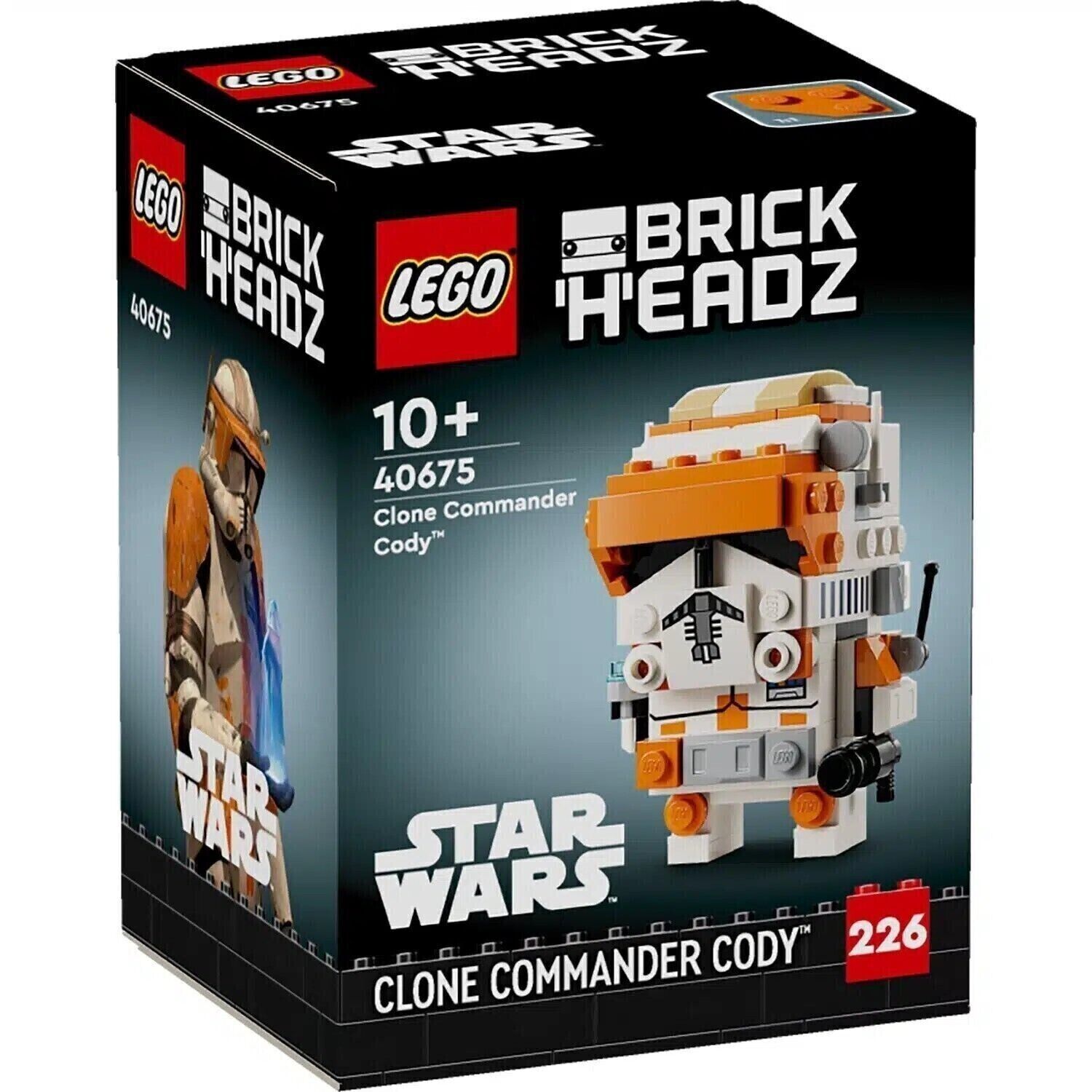 Lego 40675 Brickheadz STAR WARS Clone Commander Cody - Set N226 Nuovo Originale