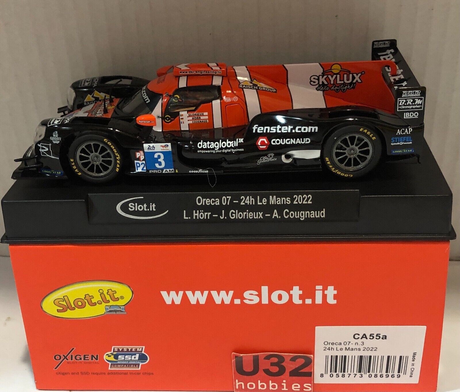 Slot Car Slot.It CA55A Oreca 07 #3 24H Le Mans 2022 Glorieux-Horr-Cognaud