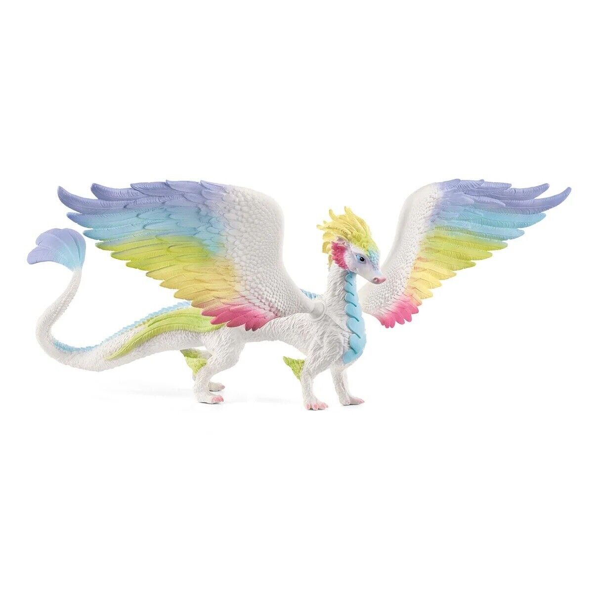 RAINBOW DRAGON miniatura in resina BAYALA schleich 70728 età 5+