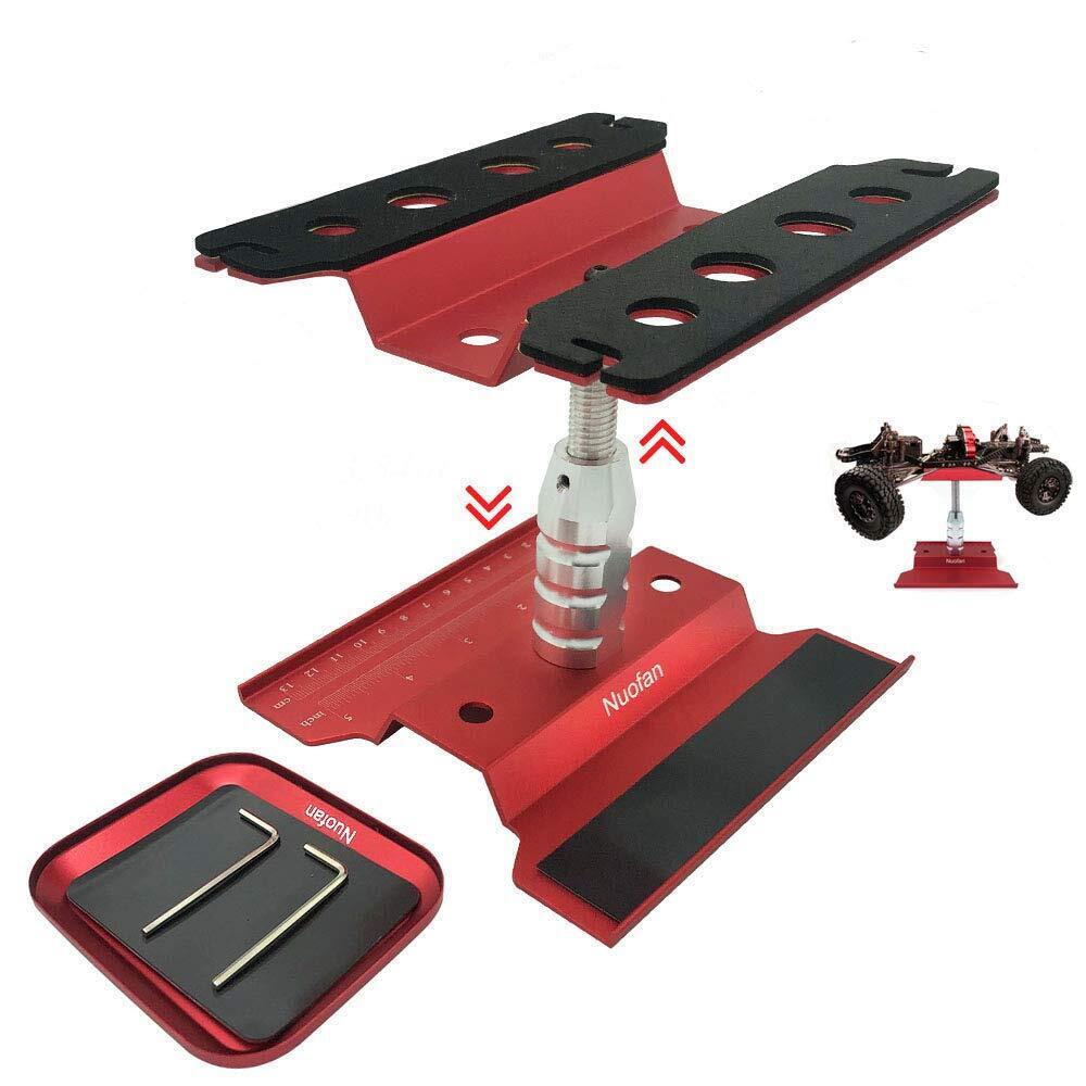 Nuofan RC Car Work Stand Aluminum Repair Workstation 360 Degree Rotation Lift...